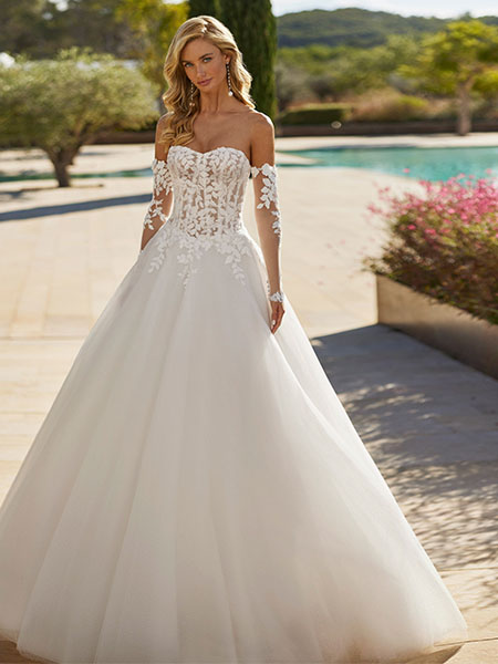 Rosa Clará Princesse trouwjurk Simona voor