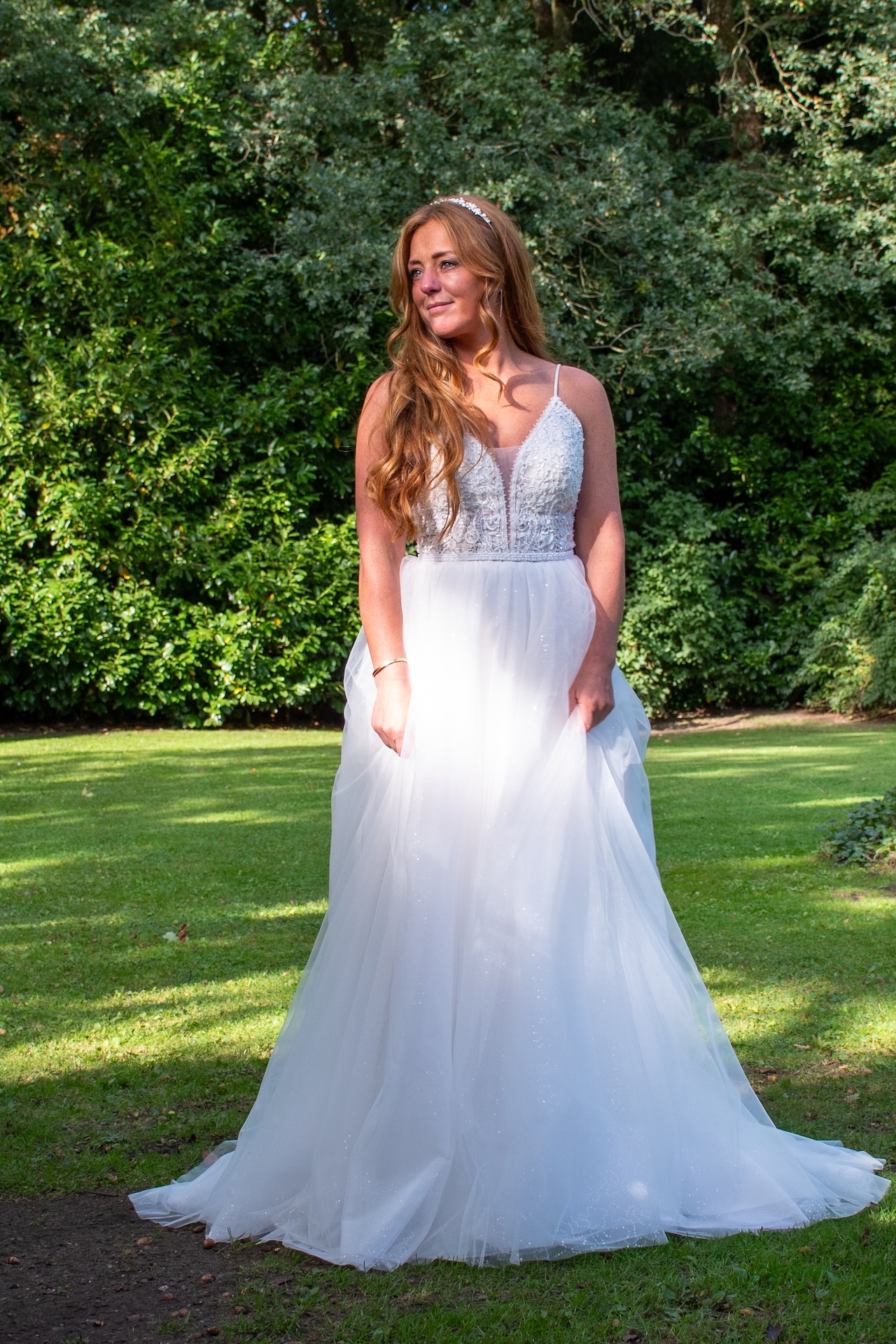 Allure Bridals Platinum Collection P328 voorkant 2