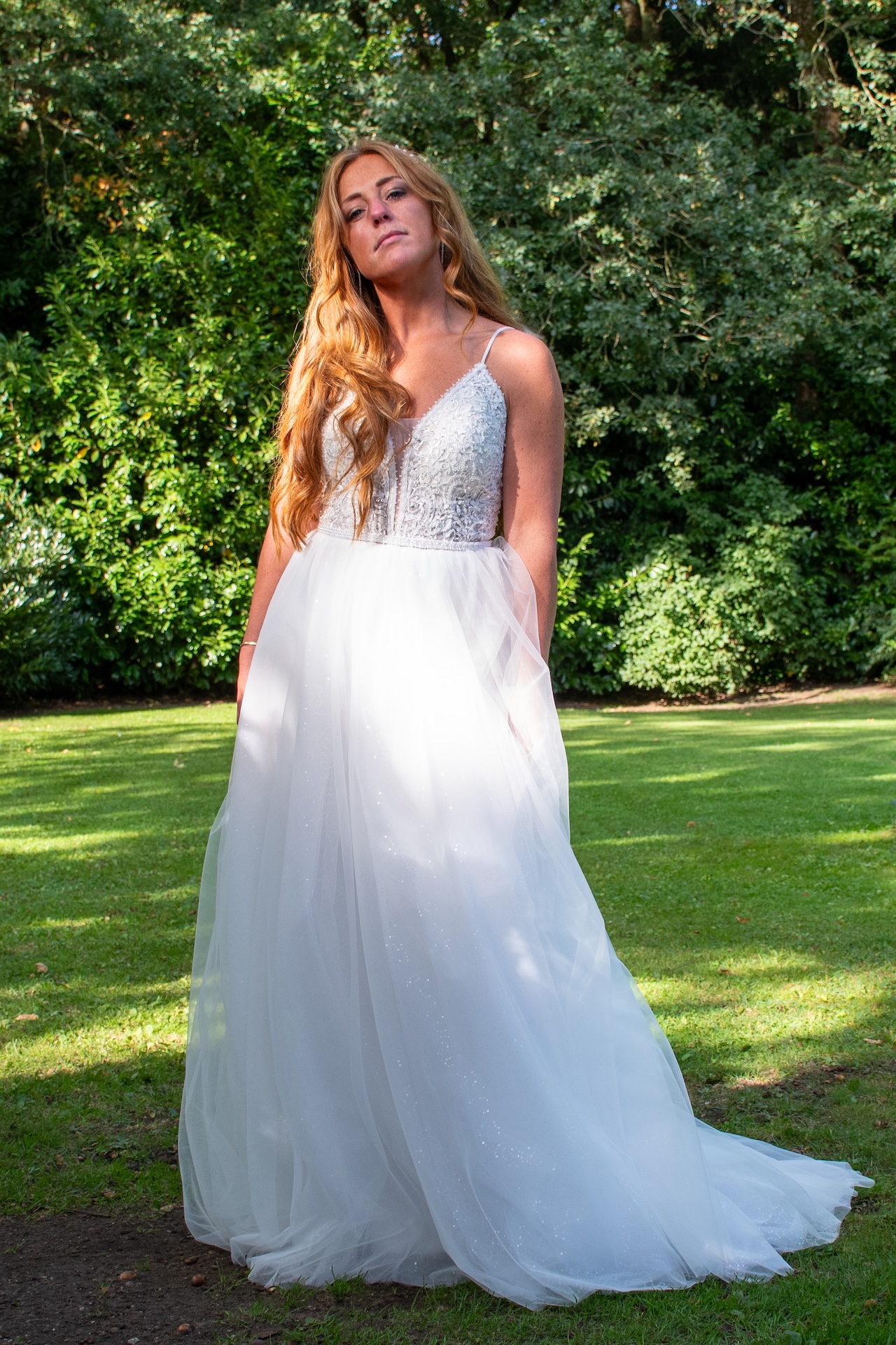 Allure Bridals Platinum Collection P328 voorkant 1